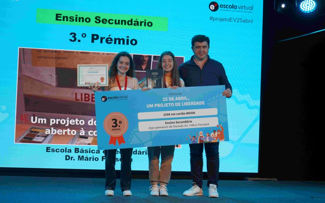 Resistência e Liberdade» obteve 3.º Prémio no Concurso «25 de Abril, um projeto de Liberdade»