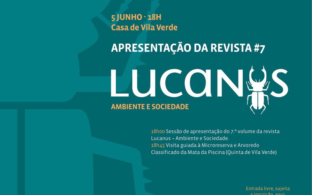 Apresentação da revista Lucanus  no dia 5 de junho