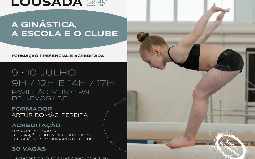 Ciclo de Formações Lousada com “A Ginástica, a Escola e o Clube”