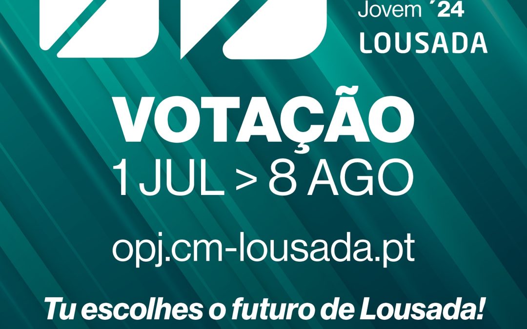 Votações para o OPJ até dia 8 de agosto
