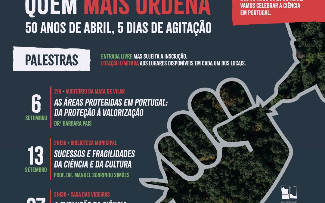 A Ciência é quem mais ordena com palestras e workshops