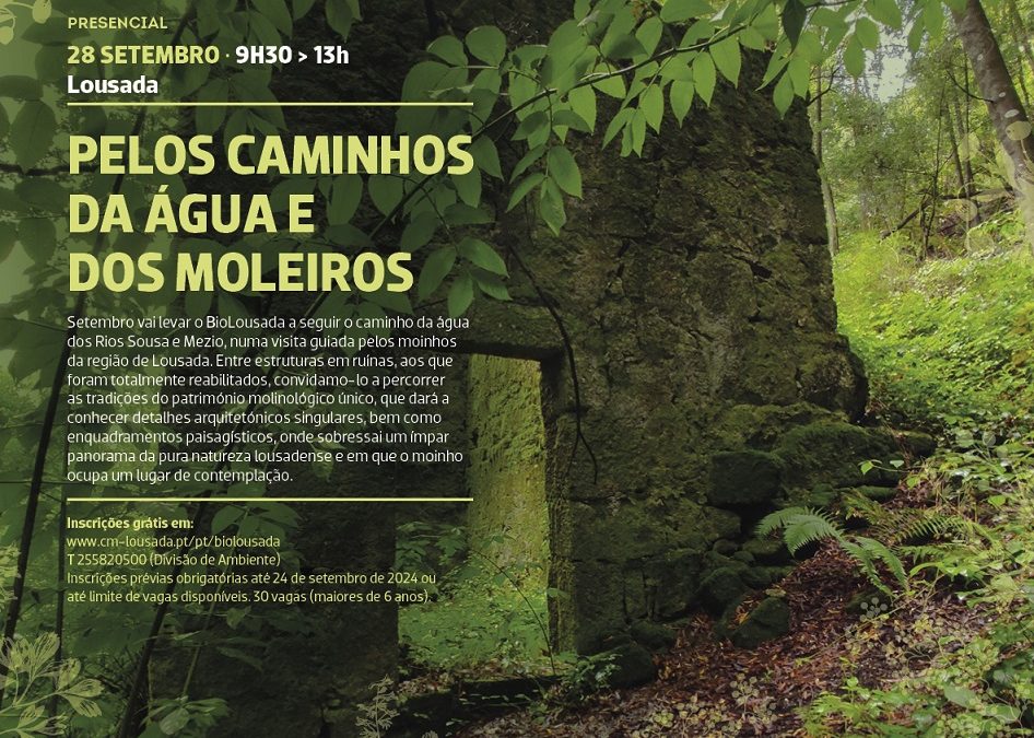 Pelos caminhos da água e dos moleiros