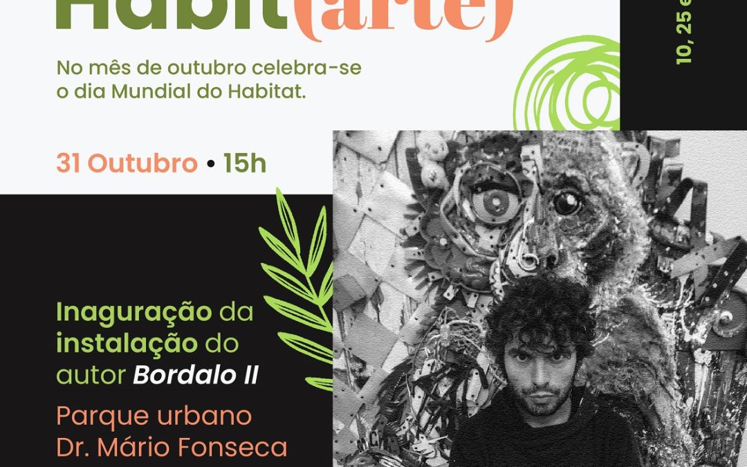 Inauguração da instalação artística de Bordalo II – Cornélia