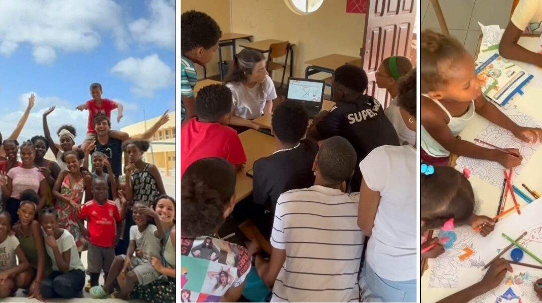 Lousadense Beatriz Ferreira mobiliza comunidade para apoiar escolas em Cabo Verde