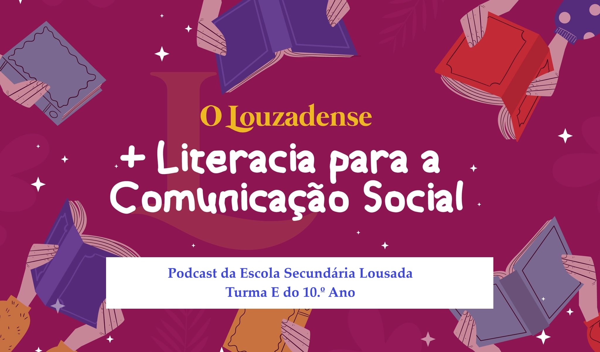 turma E ESL do 10.º Ano cover do Podcast
