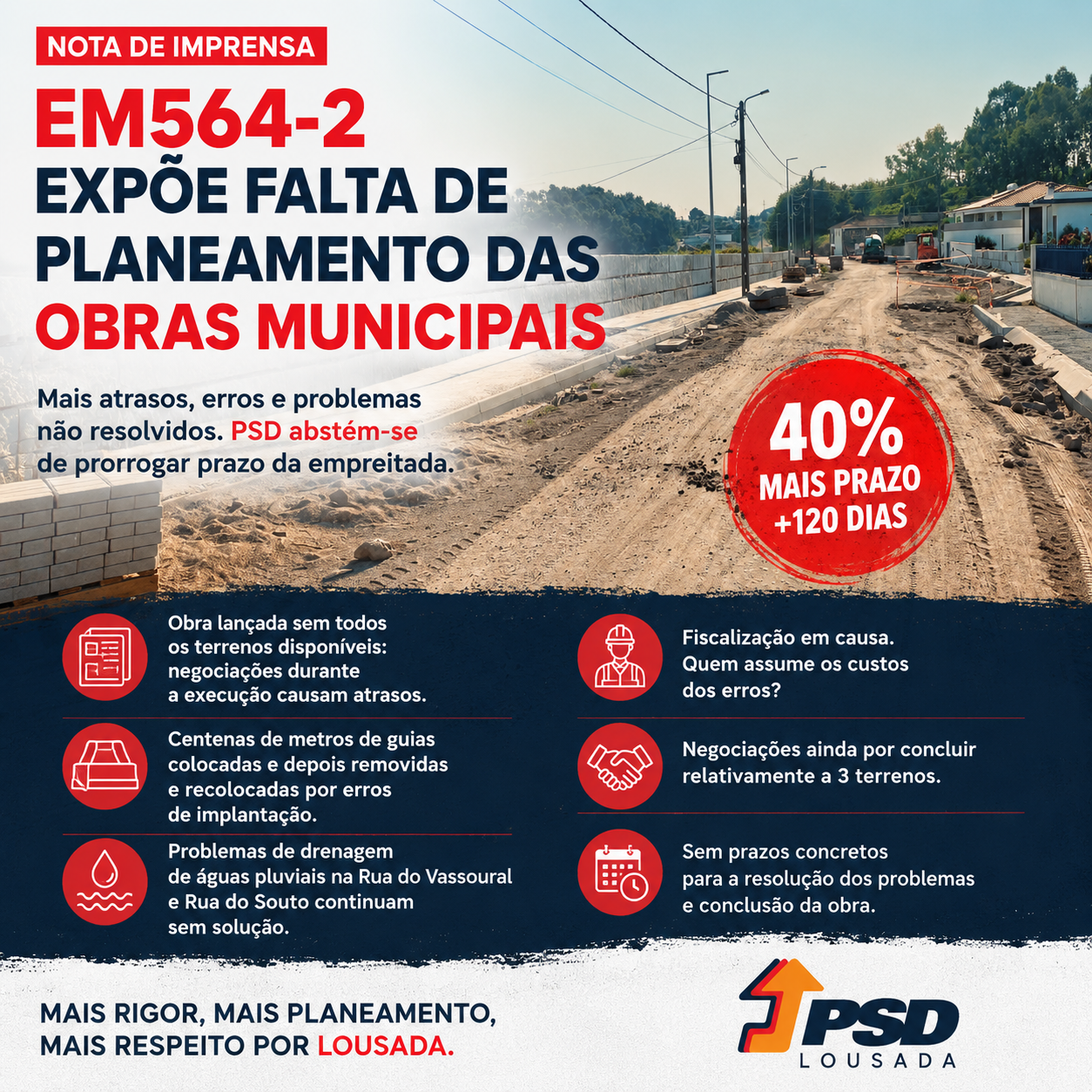 _EM564-2 expõe falta de planeamento das obras municipais