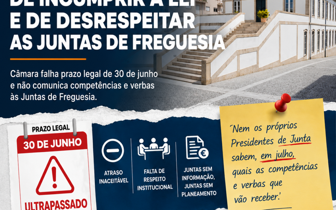 PSD Lousada acusa Câmara de incumprir a lei e de desrespeitar as Juntas de Freguesia e Câmara responde